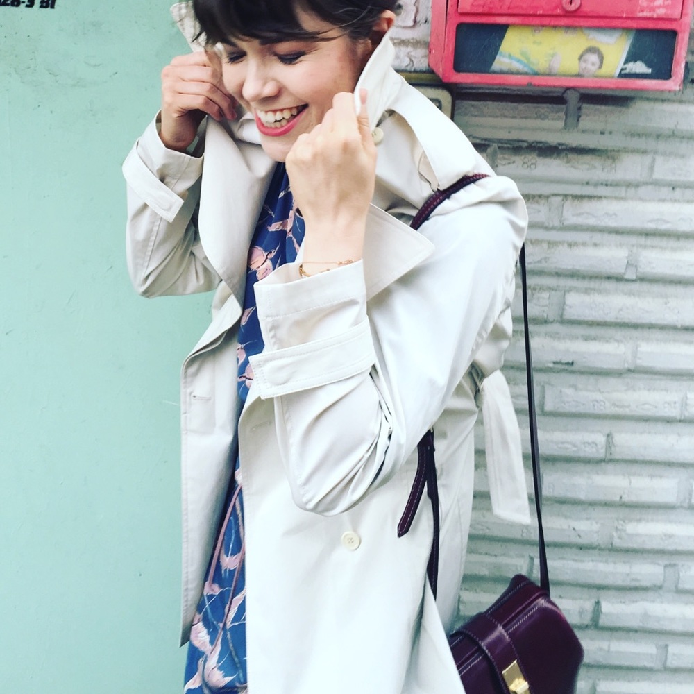 Theory Spring Trench Jacket White